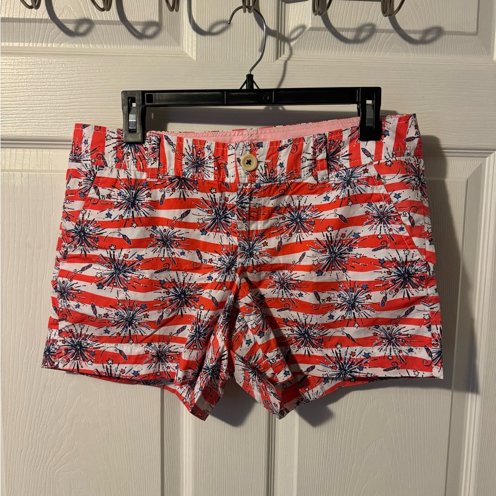 Lily Pulitzer 4th of July Shorts